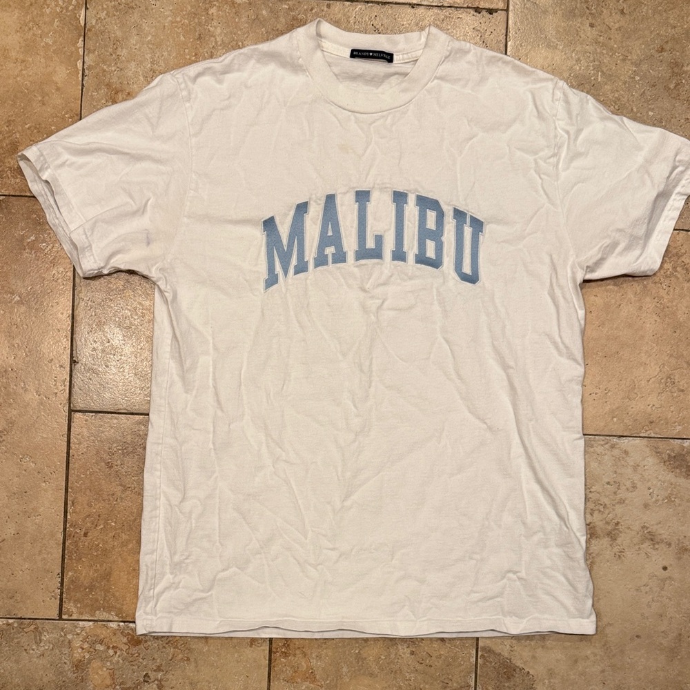 Brandy Melville White Malibu T-Shirt